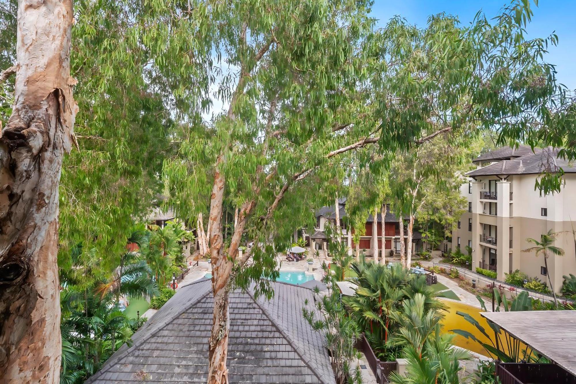 Private Apartments In The Temple Beachfront Resort Palm Cove Ruang foto